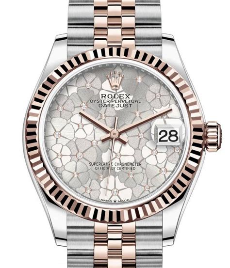 rolex rose dial|Rolex floral dial 31mm.